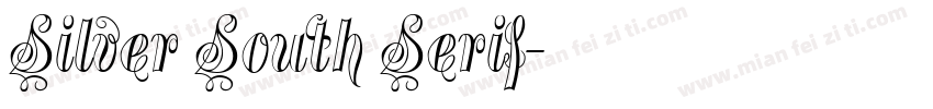 Silver South Serif字体转换
